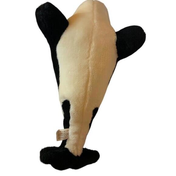 Sea World Orca Shamu Killer Whale Plush 16inchBlack White Stuffed Animal Soft To - Picture 4 of 5